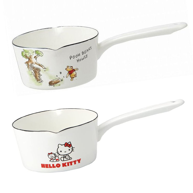 Winnie/HelloKitty Enamel Saucepan Milk Pan 1.2 Liter - Big5 Cookware Factory Shop
