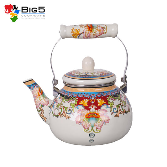 Agate Royal Enamel Tea Pot 1.5LT/2.0LT/2.5LT/4.0LT - Big5 Cookware Factory Shop