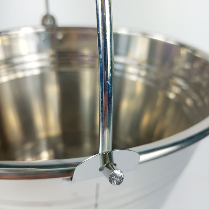 Stainless Steel Utility Bucket, Pail, 16L with Carry Handle - Big5 Cookware Factory Shop
