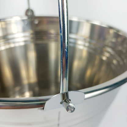 Stainless Steel Utility Bucket, Pail, 16L with Carry Handle - Big5 Cookware Factory Shop