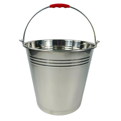 Stainless Steel Utility Bucket, Pail, 16L with Carry Handle - Big5 Cookware Factory Shop