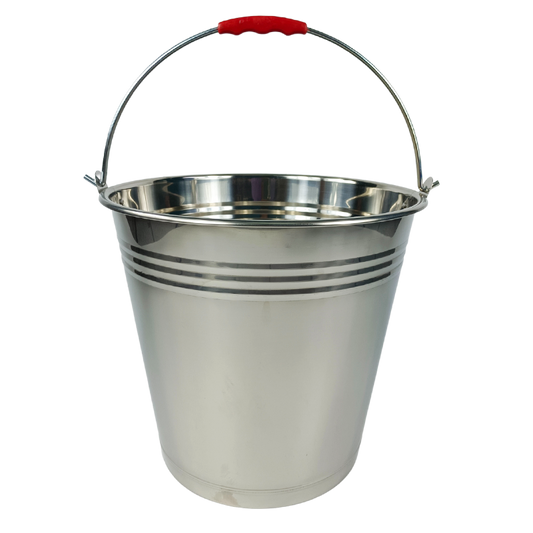 Stainless Steel Utility Bucket, Pail, 16L with Carry Handle - Big5 Cookware Factory Shop